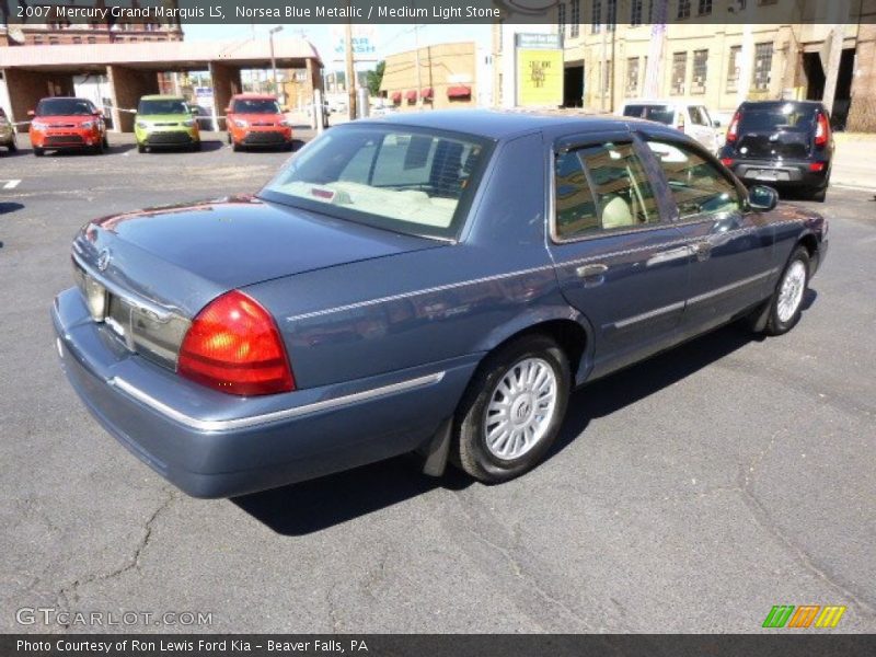 Norsea Blue Metallic / Medium Light Stone 2007 Mercury Grand Marquis LS