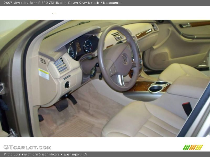 Desert Silver Metallic / Macadamia 2007 Mercedes-Benz R 320 CDI 4Matic