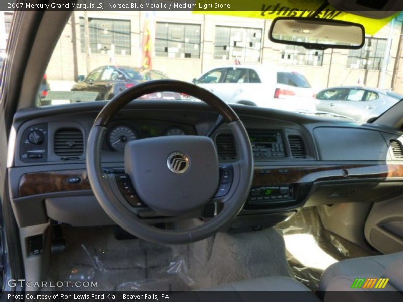 Norsea Blue Metallic / Medium Light Stone 2007 Mercury Grand Marquis LS