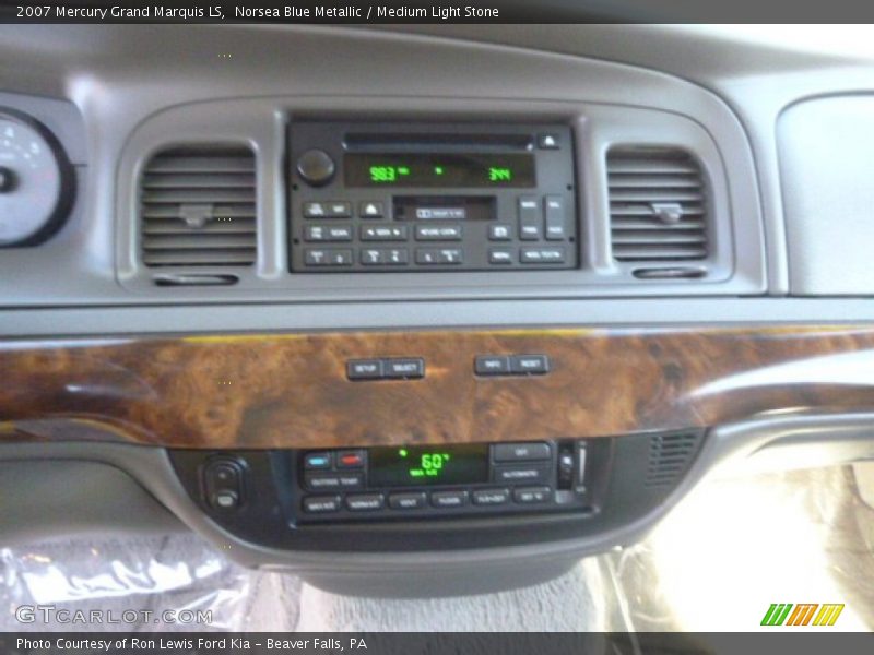 Norsea Blue Metallic / Medium Light Stone 2007 Mercury Grand Marquis LS