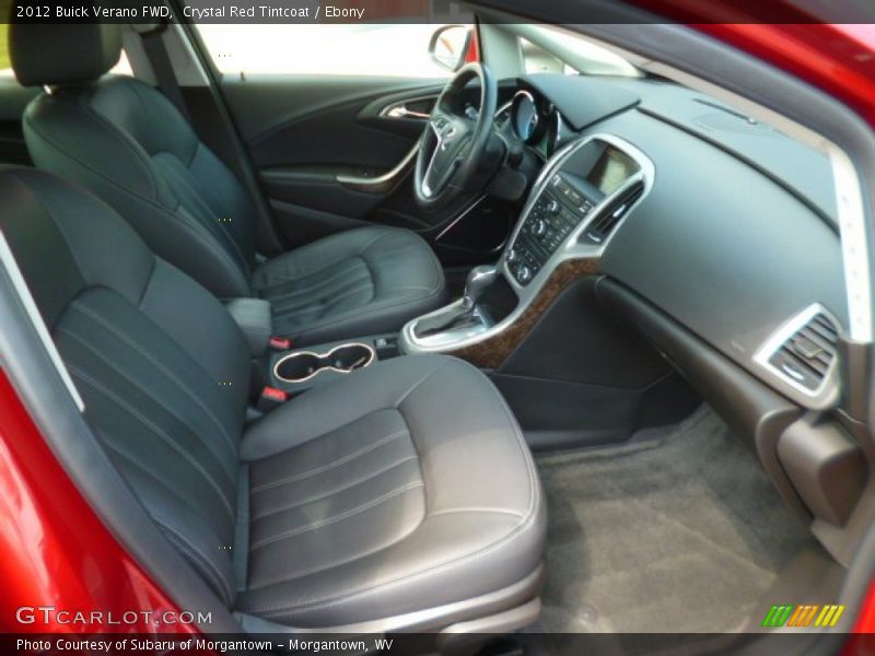 Crystal Red Tintcoat / Ebony 2012 Buick Verano FWD
