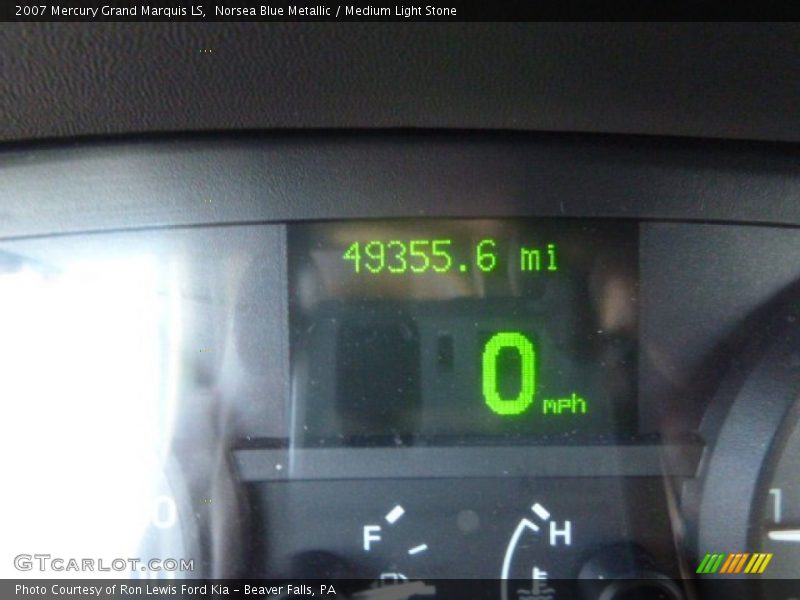 Norsea Blue Metallic / Medium Light Stone 2007 Mercury Grand Marquis LS