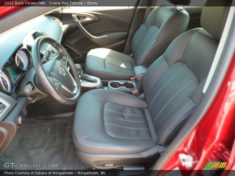 Crystal Red Tintcoat / Ebony 2012 Buick Verano FWD