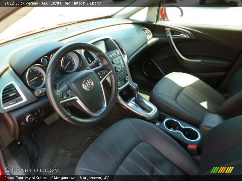 Crystal Red Tintcoat / Ebony 2012 Buick Verano FWD