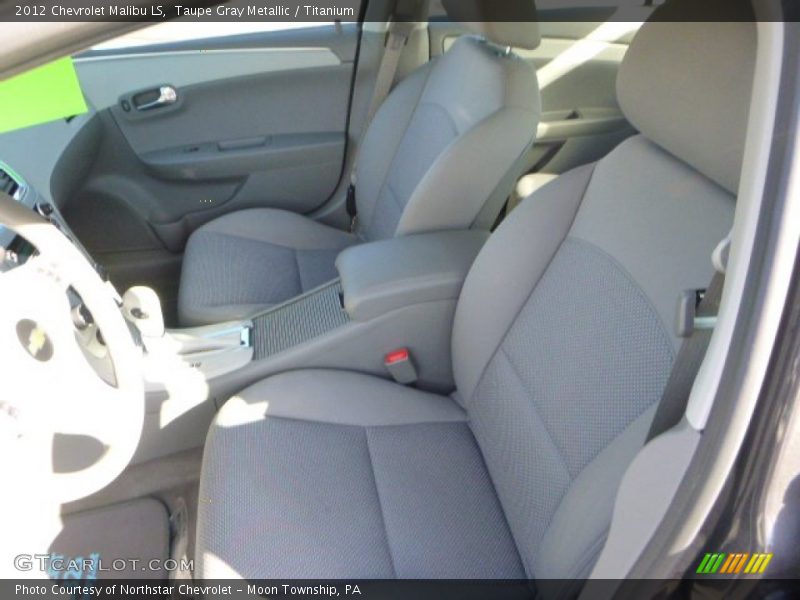 Taupe Gray Metallic / Titanium 2012 Chevrolet Malibu LS