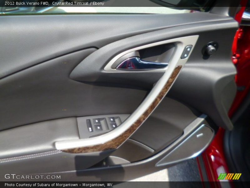 Crystal Red Tintcoat / Ebony 2012 Buick Verano FWD