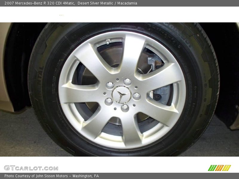Desert Silver Metallic / Macadamia 2007 Mercedes-Benz R 320 CDI 4Matic