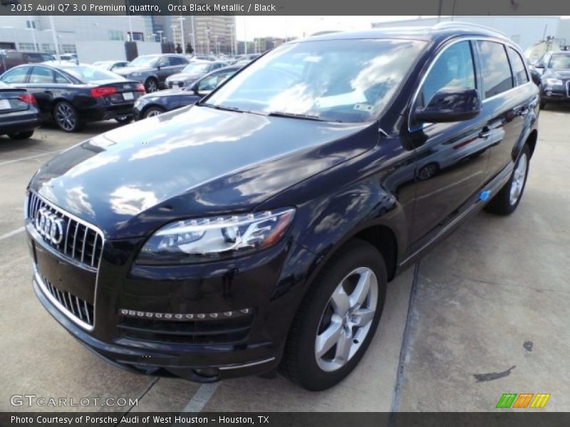 Orca Black Metallic / Black 2015 Audi Q7 3.0 Premium quattro