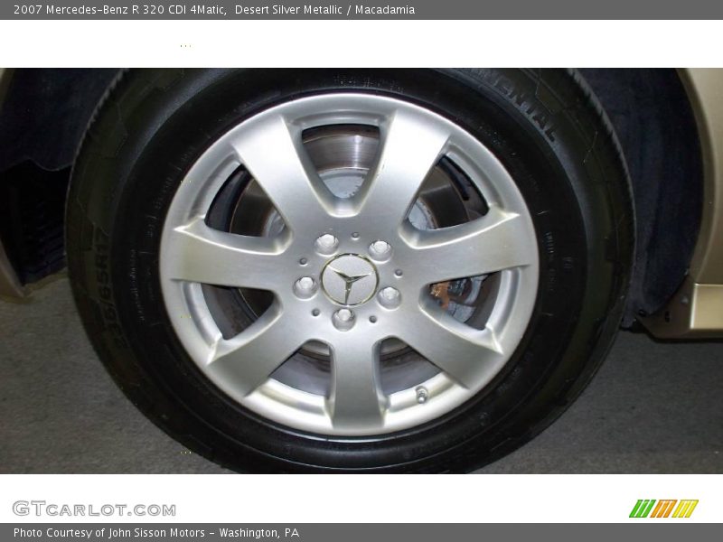 Desert Silver Metallic / Macadamia 2007 Mercedes-Benz R 320 CDI 4Matic