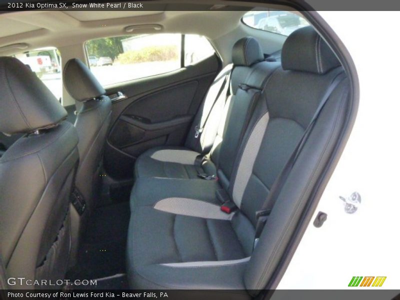 Snow White Pearl / Black 2012 Kia Optima SX
