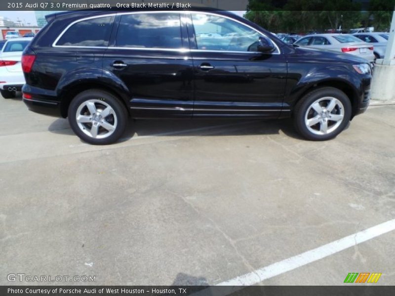 Orca Black Metallic / Black 2015 Audi Q7 3.0 Premium quattro