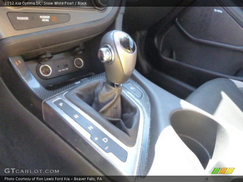 Snow White Pearl / Black 2012 Kia Optima SX