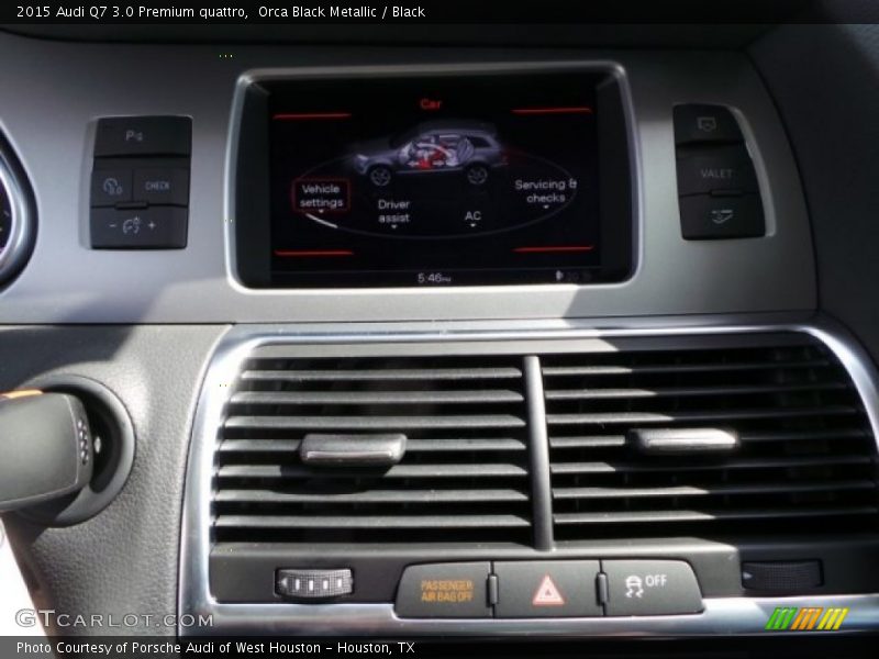 Orca Black Metallic / Black 2015 Audi Q7 3.0 Premium quattro