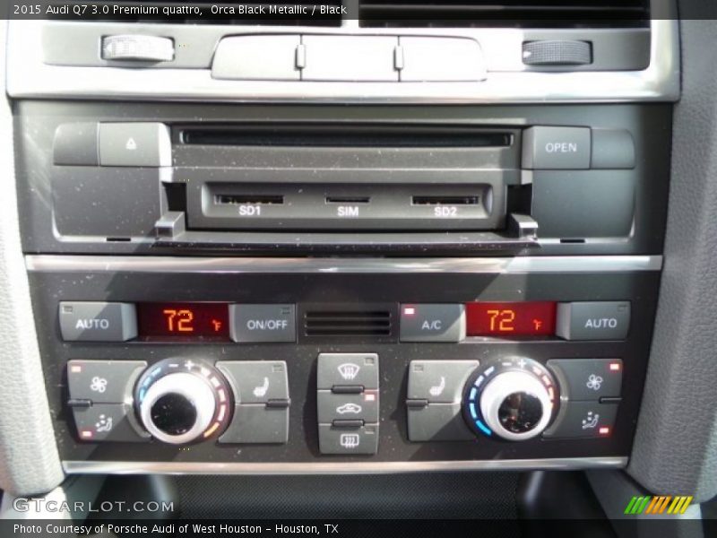 Orca Black Metallic / Black 2015 Audi Q7 3.0 Premium quattro