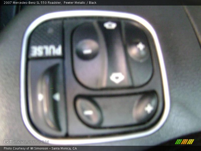 Pewter Metallic / Black 2007 Mercedes-Benz SL 550 Roadster