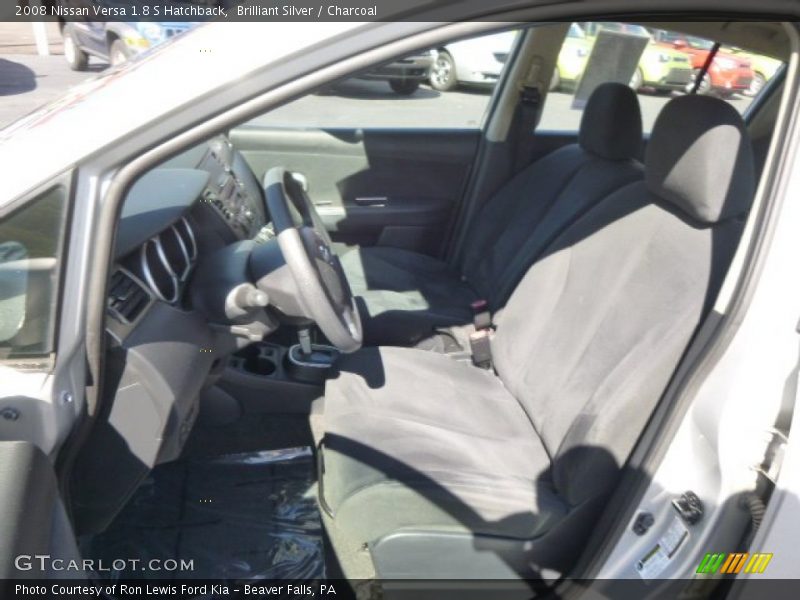 Brilliant Silver / Charcoal 2008 Nissan Versa 1.8 S Hatchback