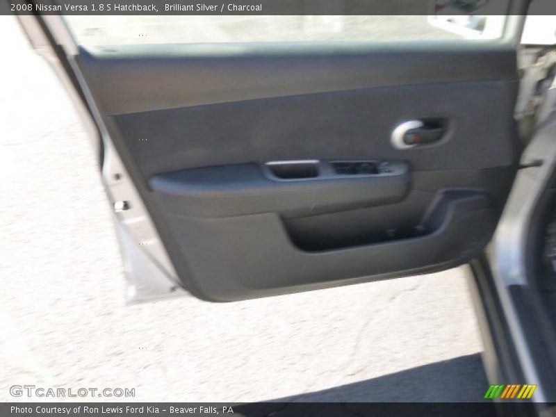 Brilliant Silver / Charcoal 2008 Nissan Versa 1.8 S Hatchback