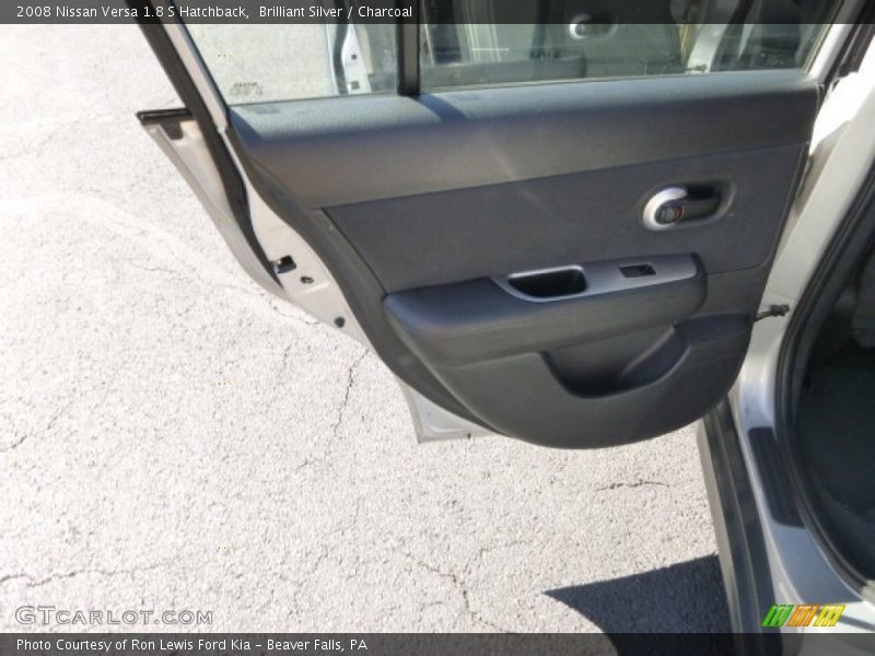 Brilliant Silver / Charcoal 2008 Nissan Versa 1.8 S Hatchback