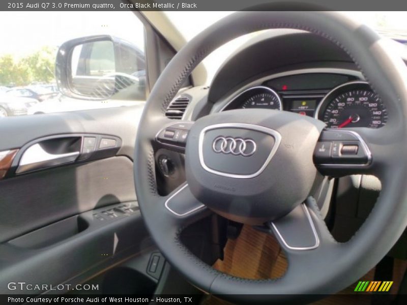 Orca Black Metallic / Black 2015 Audi Q7 3.0 Premium quattro