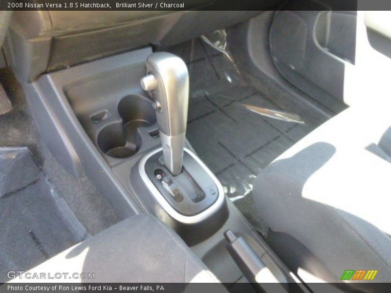 Brilliant Silver / Charcoal 2008 Nissan Versa 1.8 S Hatchback