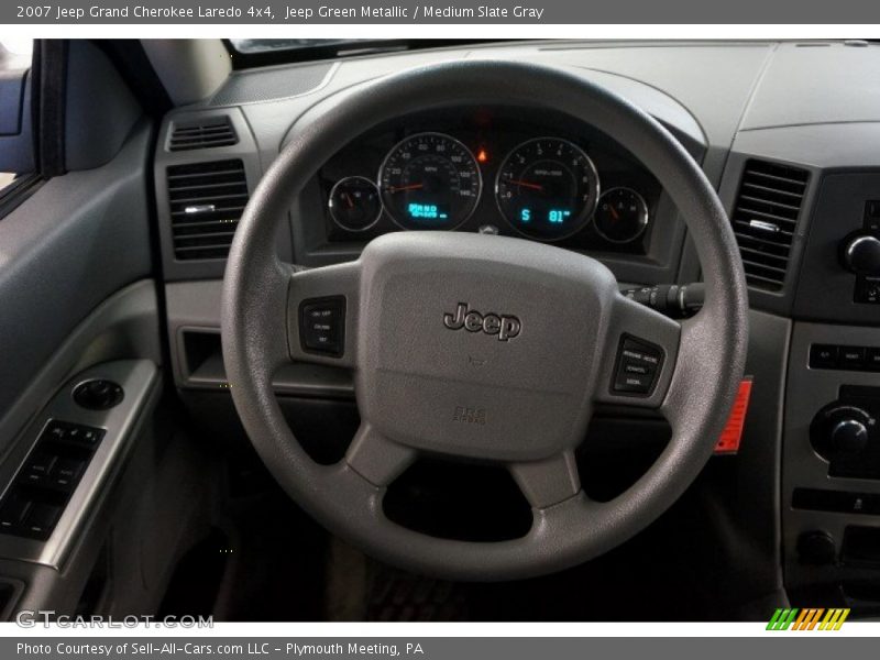 Jeep Green Metallic / Medium Slate Gray 2007 Jeep Grand Cherokee Laredo 4x4