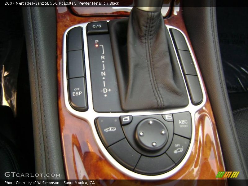 Pewter Metallic / Black 2007 Mercedes-Benz SL 550 Roadster