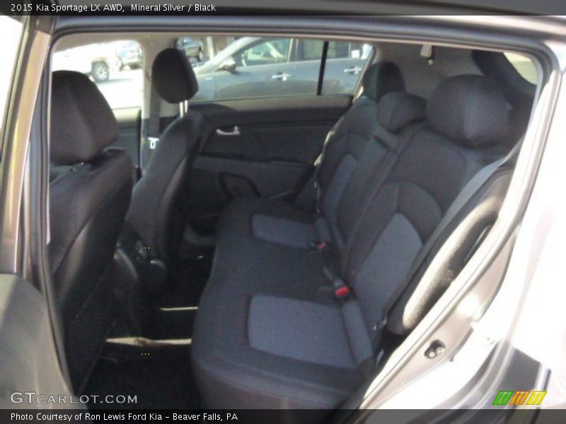 Mineral Silver / Black 2015 Kia Sportage LX AWD