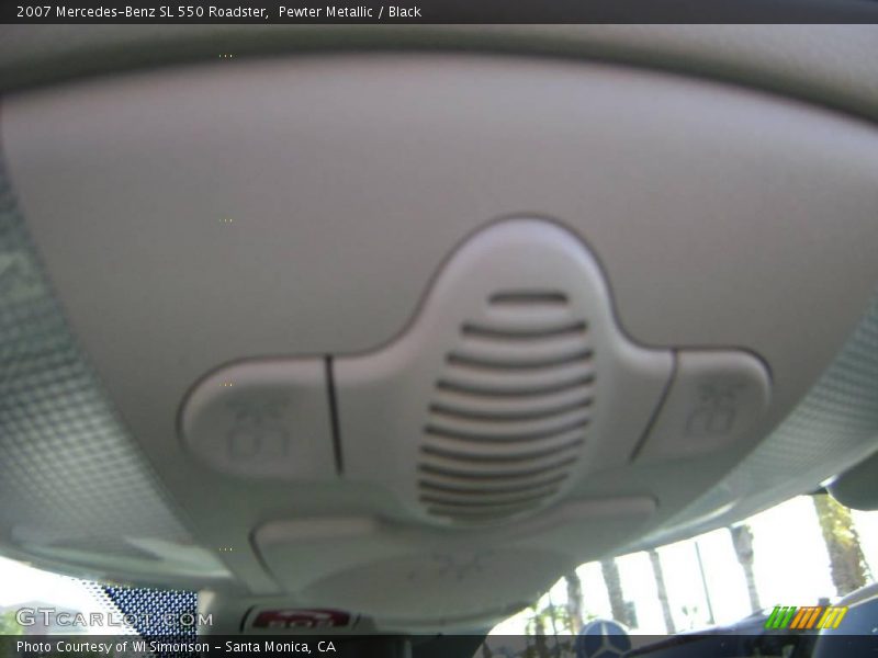 Pewter Metallic / Black 2007 Mercedes-Benz SL 550 Roadster