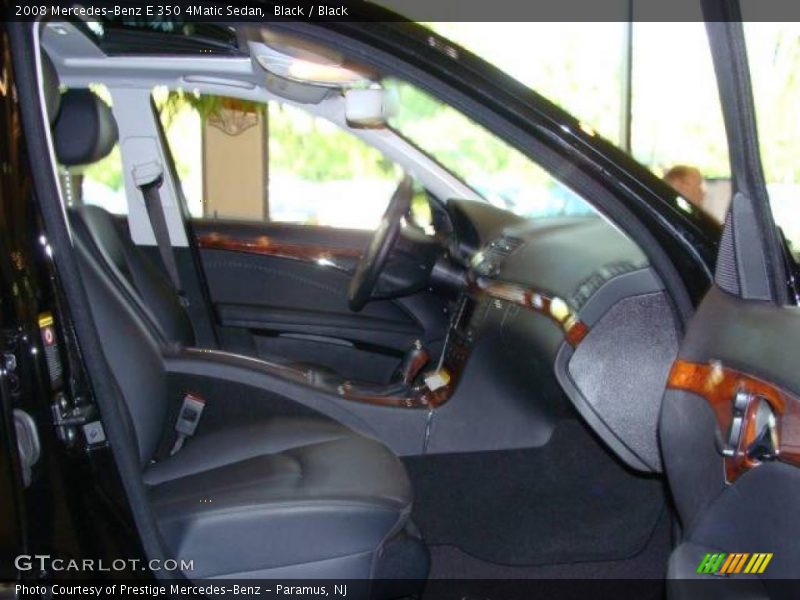 Black / Black 2008 Mercedes-Benz E 350 4Matic Sedan