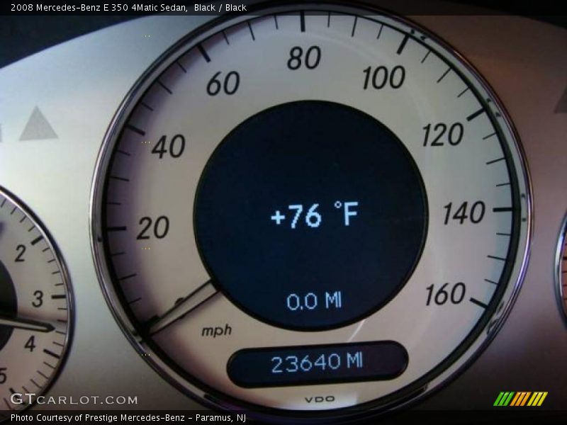 Black / Black 2008 Mercedes-Benz E 350 4Matic Sedan