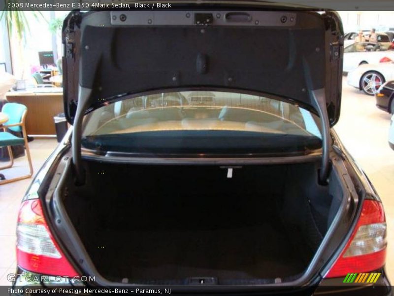 Black / Black 2008 Mercedes-Benz E 350 4Matic Sedan