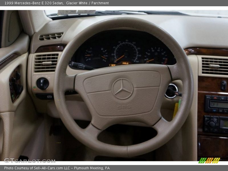 Glacier White / Parchment 1999 Mercedes-Benz E 320 Sedan