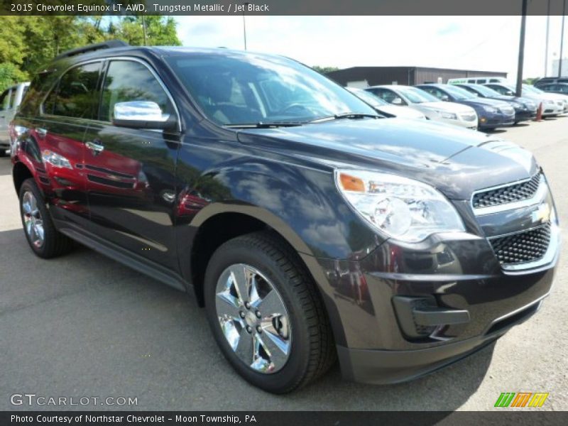 Tungsten Metallic / Jet Black 2015 Chevrolet Equinox LT AWD