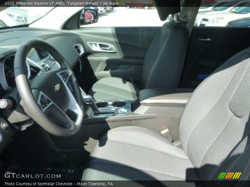 Tungsten Metallic / Jet Black 2015 Chevrolet Equinox LT AWD