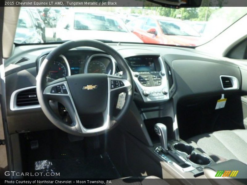 Tungsten Metallic / Jet Black 2015 Chevrolet Equinox LT AWD