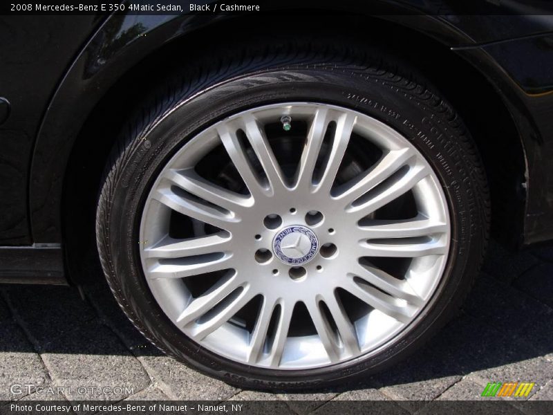 Black / Cashmere 2008 Mercedes-Benz E 350 4Matic Sedan