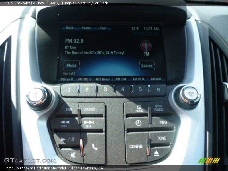 Tungsten Metallic / Jet Black 2015 Chevrolet Equinox LT AWD