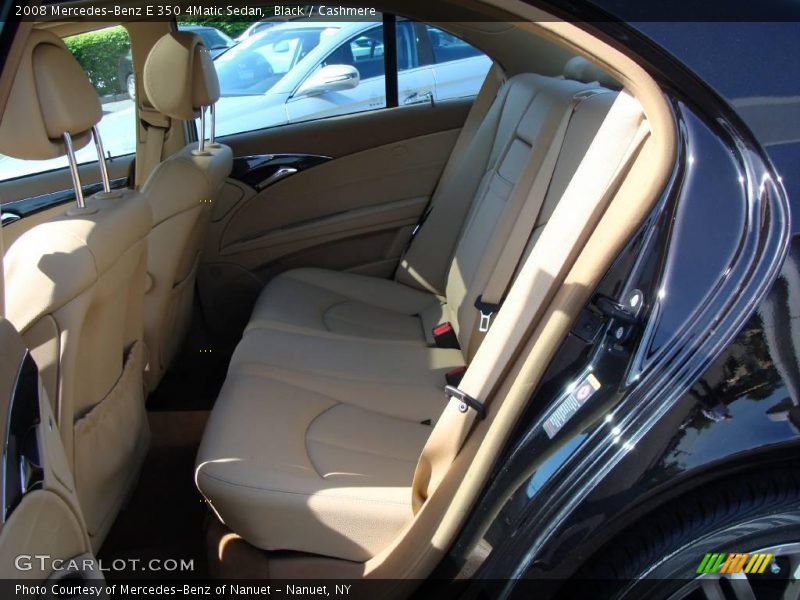 Black / Cashmere 2008 Mercedes-Benz E 350 4Matic Sedan