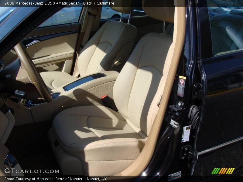 Black / Cashmere 2008 Mercedes-Benz E 350 4Matic Sedan