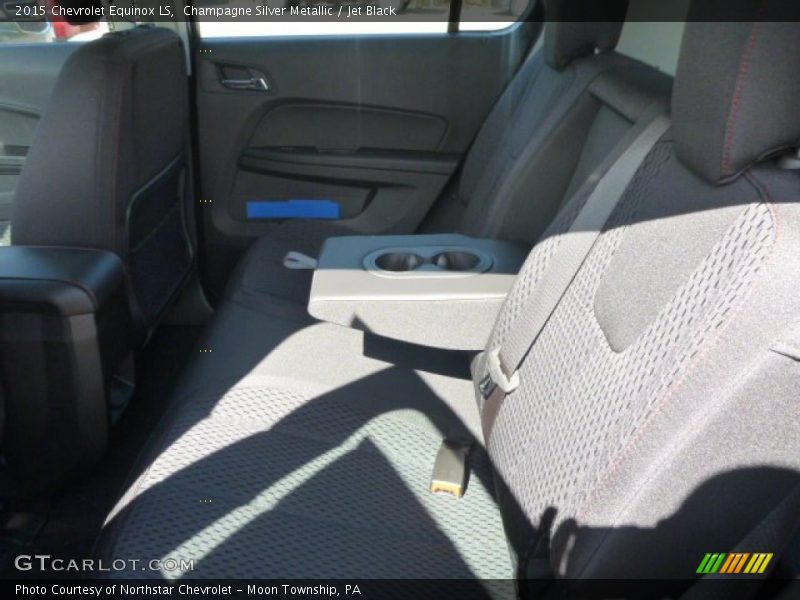 Champagne Silver Metallic / Jet Black 2015 Chevrolet Equinox LS