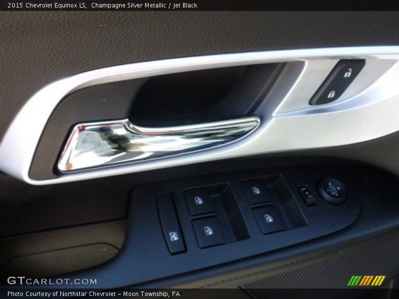 Champagne Silver Metallic / Jet Black 2015 Chevrolet Equinox LS