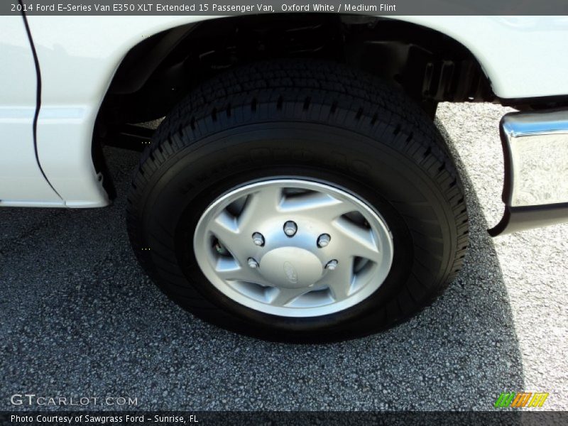Oxford White / Medium Flint 2014 Ford E-Series Van E350 XLT Extended 15 Passenger Van
