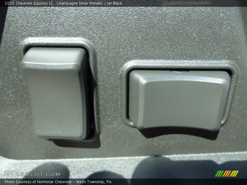 Champagne Silver Metallic / Jet Black 2015 Chevrolet Equinox LS