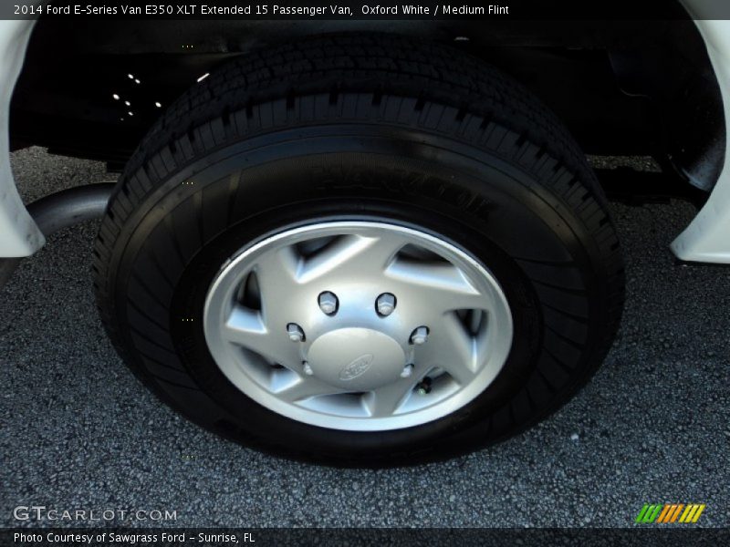 Oxford White / Medium Flint 2014 Ford E-Series Van E350 XLT Extended 15 Passenger Van