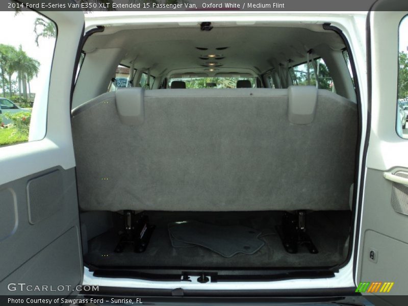 Oxford White / Medium Flint 2014 Ford E-Series Van E350 XLT Extended 15 Passenger Van