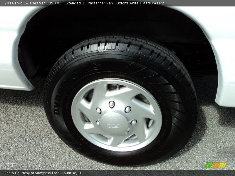 Oxford White / Medium Flint 2014 Ford E-Series Van E350 XLT Extended 15 Passenger Van