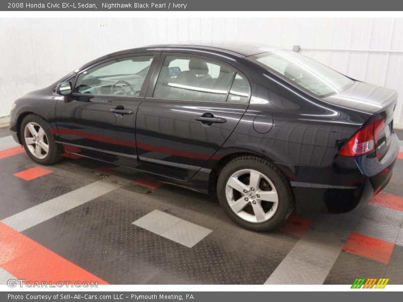 Nighthawk Black Pearl / Ivory 2008 Honda Civic EX-L Sedan