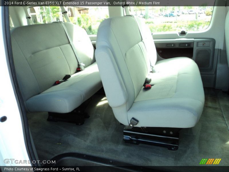 Oxford White / Medium Flint 2014 Ford E-Series Van E350 XLT Extended 15 Passenger Van