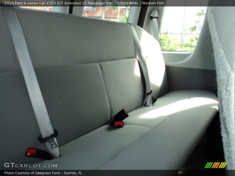 Oxford White / Medium Flint 2014 Ford E-Series Van E350 XLT Extended 15 Passenger Van