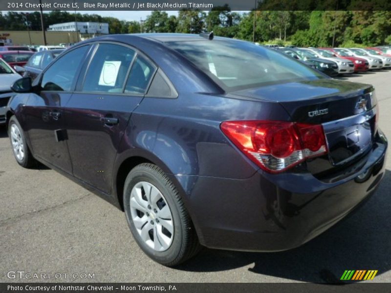 Blue Ray Metallic / Jet Black/Medium Titanium 2014 Chevrolet Cruze LS